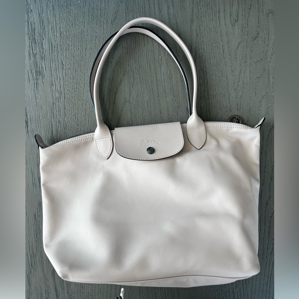 Longchamp Le Pliage Xtra Medium Tote Leather Nude